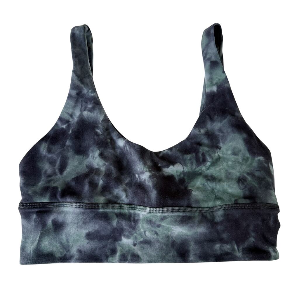 Lululemon Align Reversible Sports Bra Light Support A/B Cup Gray Black - 6